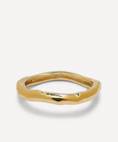Alexis Bittar 14ct Gold-plated Small Molten Bangle Bracelet
