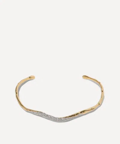 Alexis Bittar 14ct Gold-plated Solanales Crystal Skinny Collar Necklace
