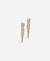 Alexis Bittar 14ct Gold-plated Solanales Tipped Crystal Spear Drop Earrings In Gold