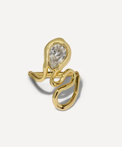 Alexis Bittar 14ct Gold-plated Asterales Floating Vine Ring
