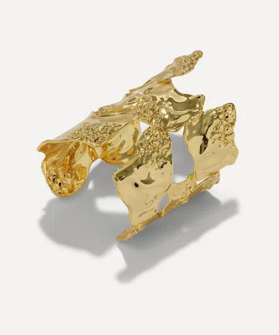 Alexis Bittar 14ct Gold-plated Brut Island Cuff Bracelet