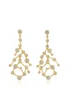 Alexis Bittar Alexis Bitar Asterales Cubic Zirconia Celestial Statement Earrings In Gold