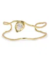 Alexis Bittar Alexis Bitar Asterales Floating Cubic Zirconia Double Row Cuff Bracelet