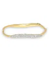 Alexis Bittar Alexis Bitar Solanales Crystal Skinny Bangle Bracelet In Gold