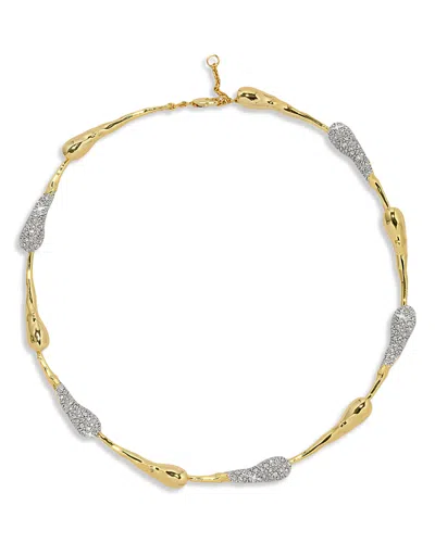 Alexis Bittar Alexis Bitar Solanales Pave Dewdrop Collar Necklace, 16-17 In Gold