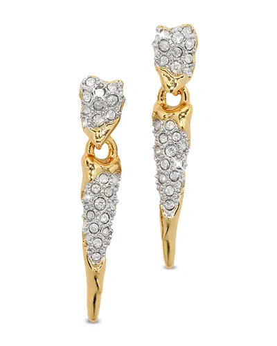 Alexis Bittar Alexis Bitar Solanales Pave Drop Earrings In Gold