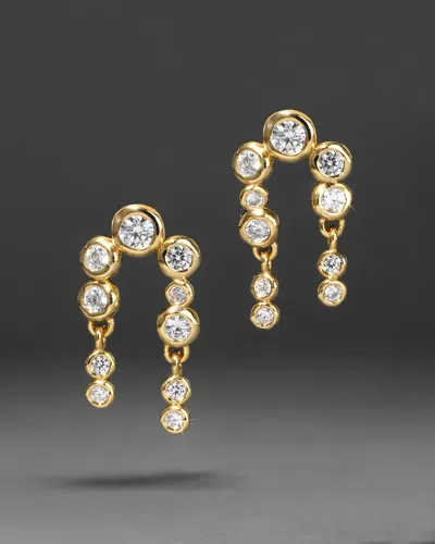 Alexis Bittar Asterales Arched Post Earrings In Gold