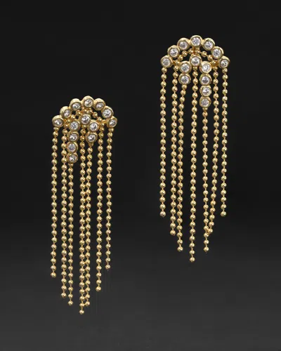 Alexis Bittar Asterales Bubble Fringe Chandelier Earrings In Gold