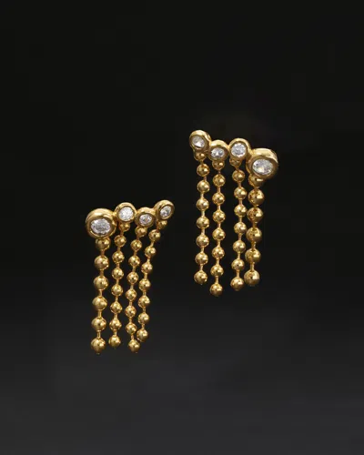Alexis Bittar Asterales Bubble Fringe Ear Climber In Gold