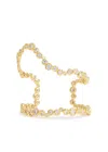 Alexis Bittar Asterales Crystal-embellished 14kt Gold-plated Cuff