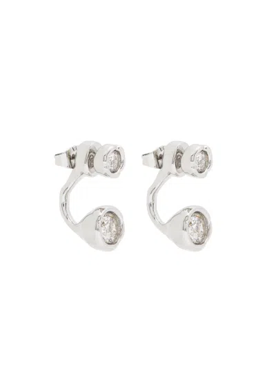 Alexis Bittar Asterales Crystal-embellished Earrings In Gold