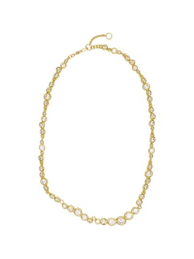 Alexis Bittar Asterales Crystal-embellished Necklace In Purple