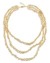 Alexis Bittar Gold-plated Asterales Layered Necklace In Gold