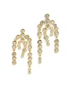 Alexis Bittar Asterales Cubic Zirconia Chandelier Earrings In 14k Gold Plated In Gold