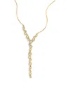 Alexis Bittar Asterales Cascading Necklace In Gold