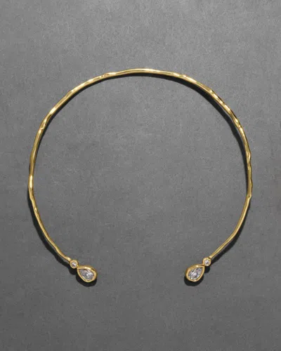 Alexis Bittar Asterales Cz Capped Skinny Collar Necklace In Multi