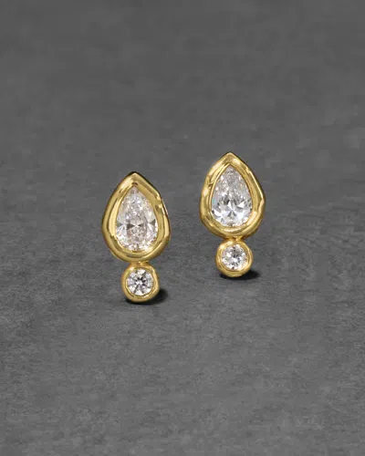Alexis Bittar Asterales Cz Teardrop Stud Earrings In Multi