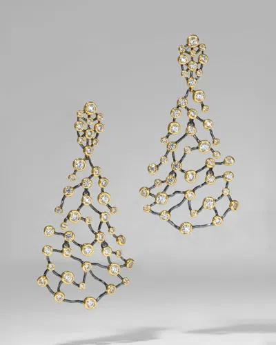 Alexis Bittar Asterales Large Celestial Earrings In Gold