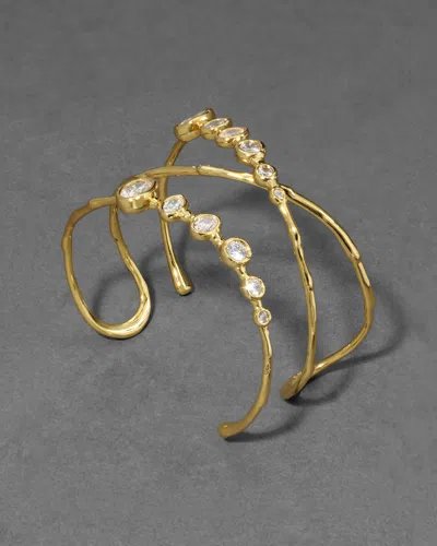 Alexis Bittar Asterales Mixed Cz Orbiting Cuff Bracelet In Multi