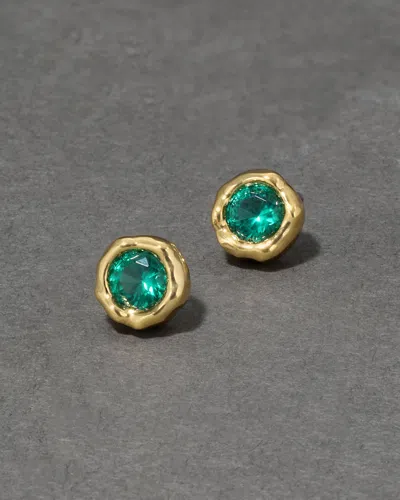Alexis Bittar Asterales Molten Bezel Stud Earring- In Multi
