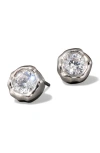 ALEXIS BITTAR ALEXIS BITTAR ASTERALES MOLTEN BEZEL STUD EARRINGS