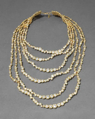 Alexis Bittar Asterales Multi Layered Necklace In Red