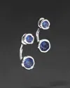 Alexis Bittar Asterales Silver Front Back Earring- In Silver