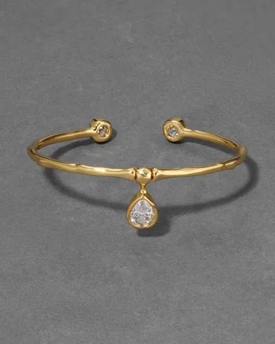 Alexis Bittar Asterales Solitaire Cz Charm Cuff Bracelet In Multi