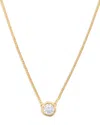 Alexis Bittar Asterales Solitaire Pendant Necklace In Gold
