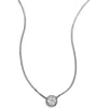 Alexis Bittar Asterales Solitaire Pendant Necklace In Metallic