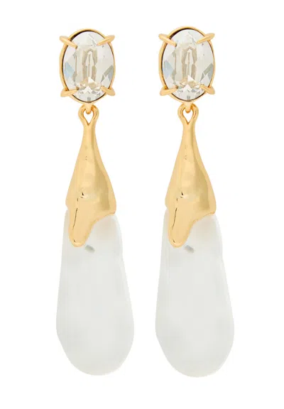 Alexis Bittar Bonbon 14kt Gold-plated Drop Earrings