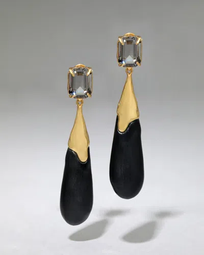 Alexis Bittar Bonbon Crystal Large Teardrop Earring- In Neutral
