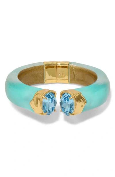 ALEXIS BITTAR ALEXIS BITTAR BONBON CRYSTAL LUCITE® HINGED BRACELET