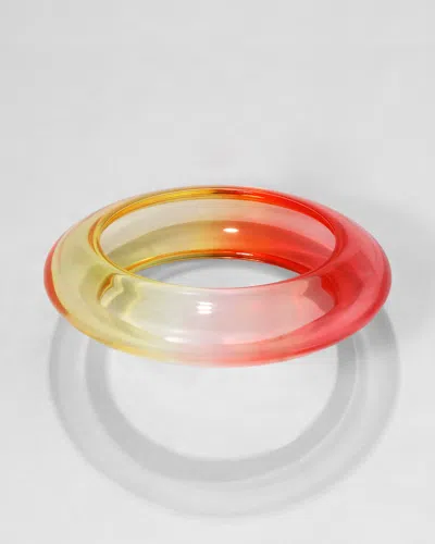 Alexis Bittar Bonbon Lucite Saucer Bangle Bracelet- In Pink