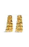 Alexis Bittar Brut 14k Gold-plated Hoop Earrings