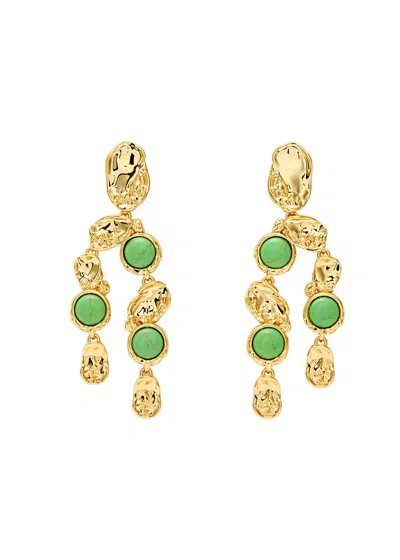 Alexis Bittar Brut 14kt Gold-plated Drop Earrings