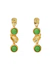 Alexis Bittar Brut 14kt Gold-plated Drop Earrings