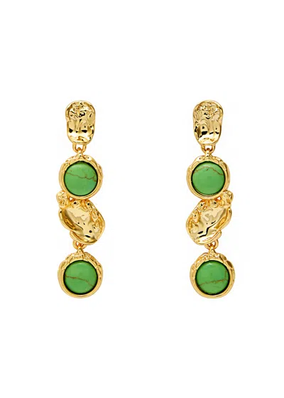 Alexis Bittar Brut 14kt Gold-plated Drop Earrings