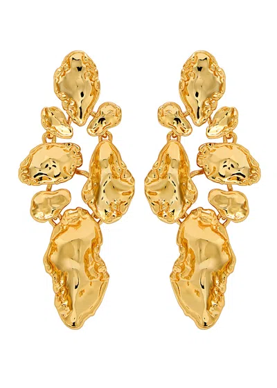 Alexis Bittar Brut 14kt Gold-plated Drop Earrings