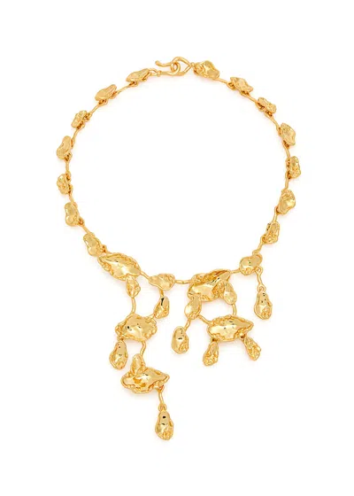 Alexis Bittar Brut 14kt Gold-plated Necklace