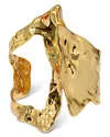 Alexis Bittar Brut Cutout Angular Cuff Bracelet In Gold