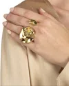 Alexis Bittar Brut Double Disc Ring In Purple