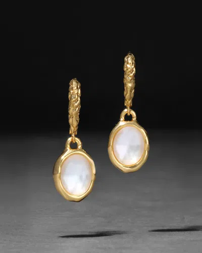Alexis Bittar Brut Gold Linear Drop Earring-