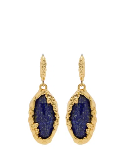 Alexis Bittar Brut Lapis-lazuli Earrings In Blue