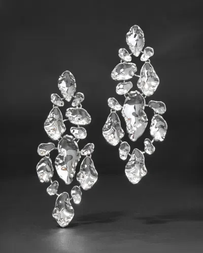 Alexis Bittar Brut Large Mosaic Earrings In Metallic