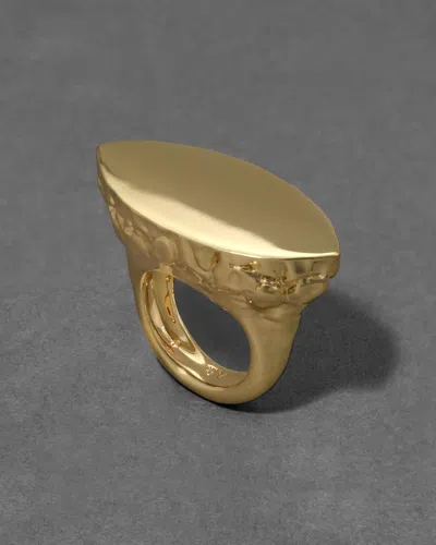 Alexis Bittar Brut Slice Ring In Gold