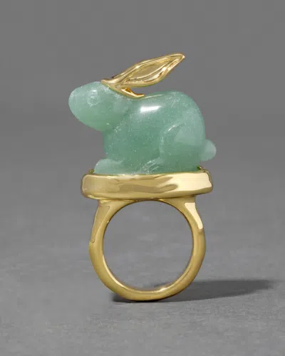 Alexis Bittar Bunny Ring In Gold