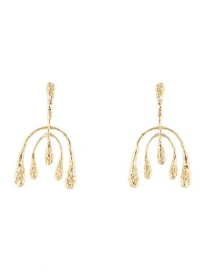 Pre-owned Alexis Bittar Burt Medium Mobile Drop Earrings In Multicolor