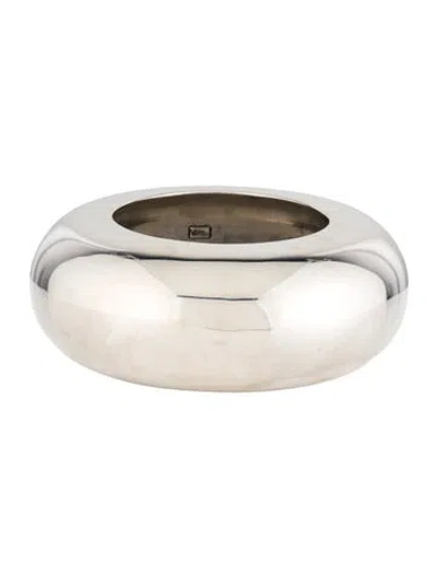 Pre-owned Alexis Bittar Chunky Domed Bangle, 8" In Multi