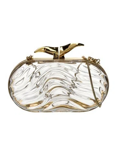 Pre-owned Alexis Bittar Clutch In Metallic/silver